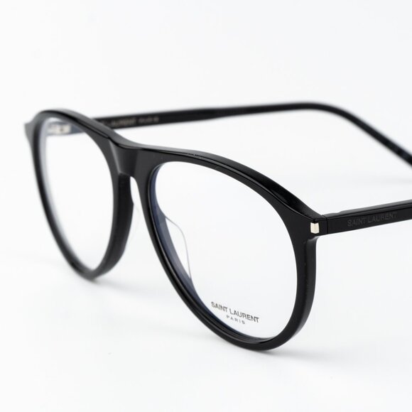 Saint Laurent Men Eyeglasses Black Pilot SL667OPT 001 BRAND NEW - Picture 5 of 12